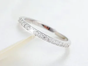 925 Sterling Silver Single Row Zircon Rings For Women Luxury Designer Jewelry Accessories Wholesale  Offers