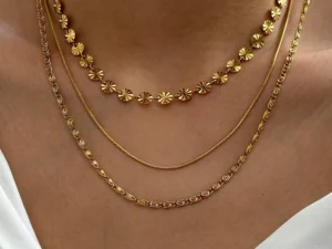 Bohemian Triple-Layer Sequined Collarbone